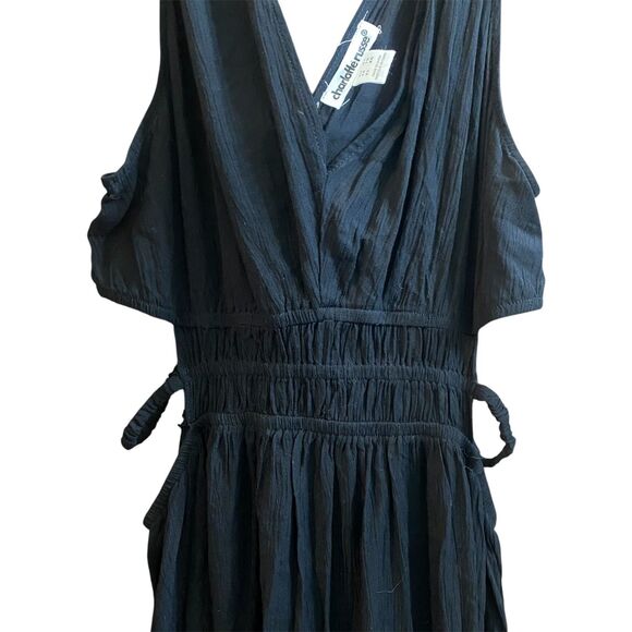 Charlotte Russe Black Waist Cutout Maxi Dress - Size XL - Picture 2 of 4